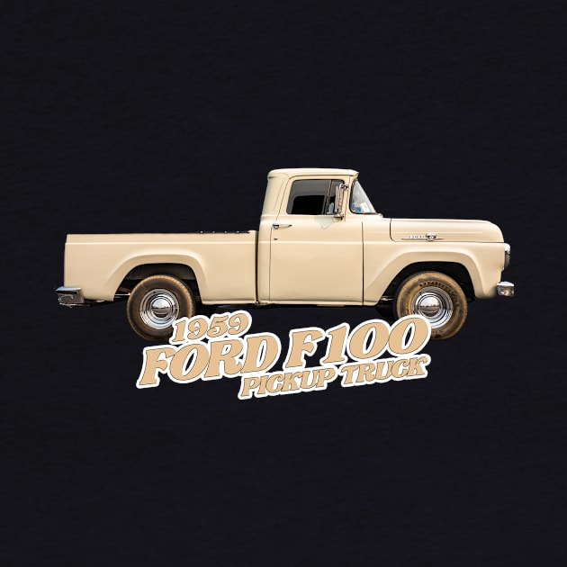 1959 Ford F100 Pickup Truck by Gestalt Imagery